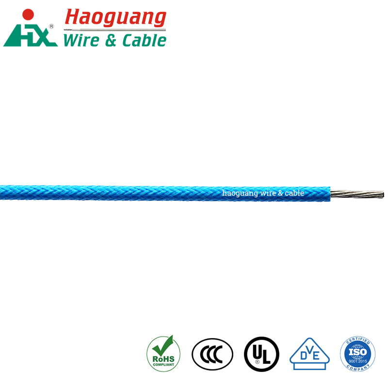 3C 60245IEC 03 (YG) Karet Silikon Jalinan Fiberglass Single Core Cable